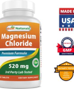 Best Naturals Magnesium Chloride 520 mg 120 Tablets 13 71P vY4FSCL