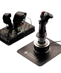 Thrustmaster HOTAS Warthog Flight Stick, Throttle and Control Panel for Flight Simulation, Official Replica of the U.S Air Force A-10C Aircraft (PC) Warthog Bundle 21 71P0VK4QuEL