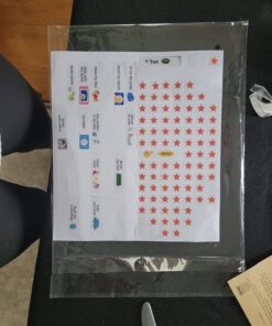 Magnetic Chore Chart for Kid at Home, Bahavior Chart for Kid at Home, Reward Chart for Kids Behavior. Each Set Includes 30 tasks, 104 Stars, and one 11“ x 14.5" Magnetic Chart- Blue 1 Pack Blue 25 71P14SIR5RL