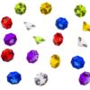 Super Z Outlet Acrylic Colorful Round Treasure Gemstones for Table Scatter, Vase Fillers, Event, Wedding, Arts & Crafts, Birthday Decorations Favor (36 Pieces) Assorted 13 71P1Cc7j1ZL