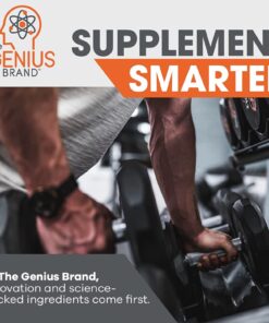 Genius Pre Workout Powder, Grape Limeade - All-Natural Nootropic Pre-workout & Caffeine-Free Nitric Oxide Booster Supplement with Beta Alanine & Alpha GPC - No Artificial Flavors, Sweeteners, or Dyes 26 71P1n3gxeTL