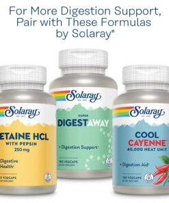 SOLARAY Organically Grown Ginger Root 540mg Healthy Cardiovascular, Digestive, Joint & Menstrual Cycle Support Vegan & Non-GMO 100 VegCaps 12 71P216WopcL 1