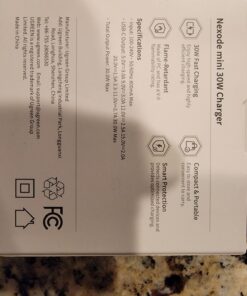 UGREEN 30W USB C Charger, Nexode Foldable GaN PPS Compact Fast Wall Charger Block, USB-C Power Adapter for iPhone 15 Pro Max/14/13, Galaxy S23 (Black) Black 76 71P2hZ45fcL