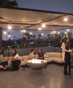 Feit Electric 72041 30 Foot Heavy-Duty Weather Resistant Decorative Indoor and Outdoor 10 Sockets Incandescent String Lights, 30', 11W, Dimmable,Black 30 ft (Pack of 1) 20 71P2waOor6L