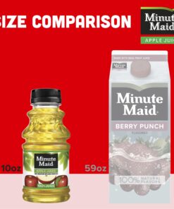 Minute Maid Apple Juice with Vitamin C, Fruit Juice Drink, 10 Fl Oz, 24 Pack 10 Fl Oz (Pack of 24) 12 71P2ydT31aL