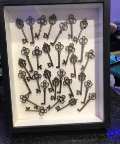 Aokbean Mixed Set of 30 Large Skeleton Keys in Antique Bronze - Set of 30 Keys 26 71P34zyogzL