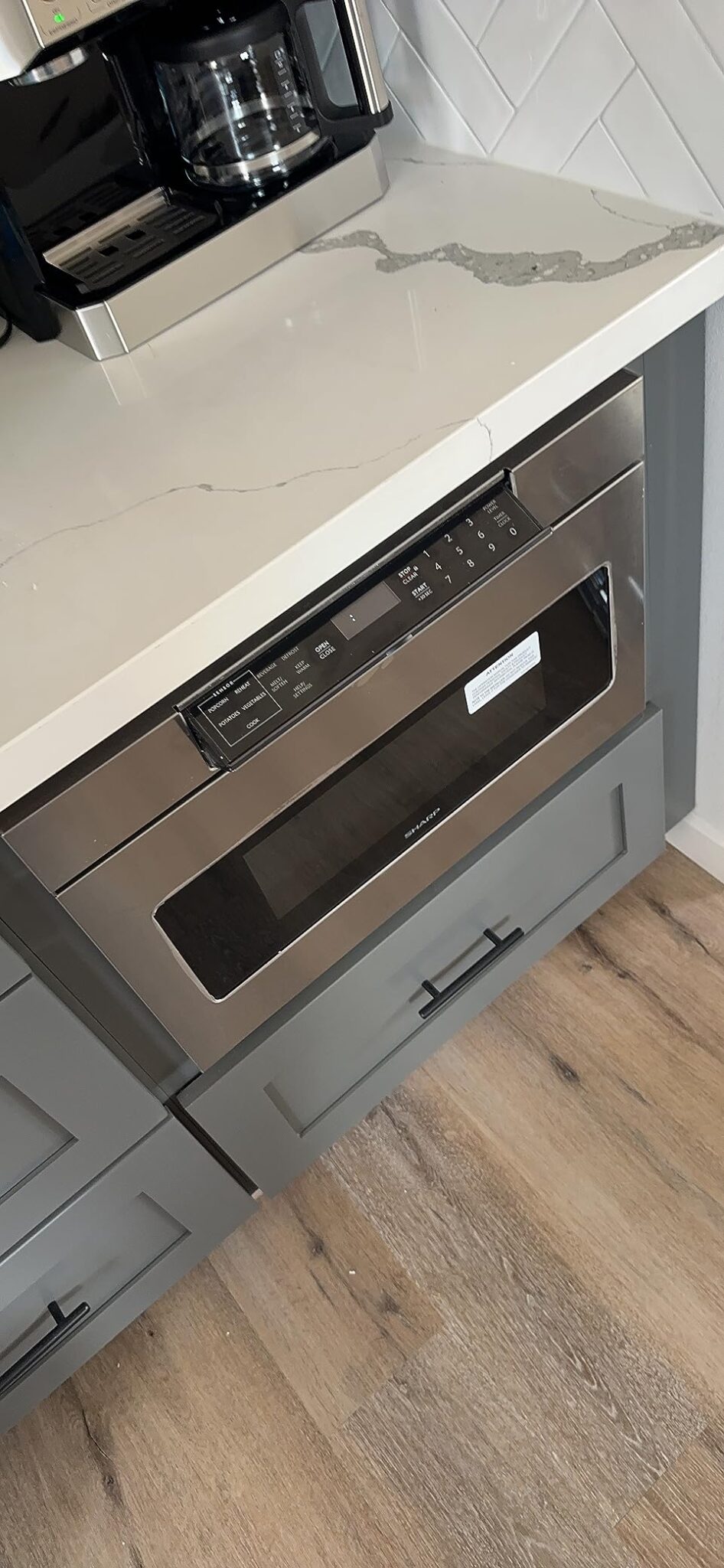 Sharp SMD2470AS Microwave Drawer Oven, 24Inch 1.2 Cu. Feet, Stainless