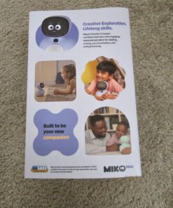 MIKO Mini: AI Robot for Kids | Fosters STEM Learning & Education | Packed with Games, Dance, Singing | Child-Safe Conversational Learning | Best Christmas Gift for Boys & Girls 5-12 Purple 38 71P3DIuWT9L