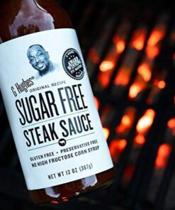 G Hughes Sugar Free, Steak Sauce - Gluten Free Steak Sauces, Keto Steak Sauce, Sugar Free Steak Sauce, Sugar Free BBQ Sauces, Keto BBQ Sauces, Gluten Free BBQ Sauces, No Preservatives - 13 Oz (3-Pack) 7 71P3Hvd4ocL