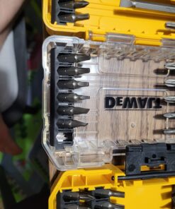 DEWALT 20V Max Cordless Drill / Driver Kit, Compact, 1/2-Inch (DCD771C2), Dewalt Yellow Compact Drill/Driver 73 71P3jzFVJOL