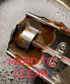 KitchenAid KQ907 Curved Stainless Steel Paddle Style Candy and Deep Fry Thermometer with pan clip, TEMPERATURE RANGE: 100F to 400F, Black 26 71P3wZKtviL