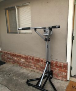 Vdip Power Station | Patented V-Shaped Equipment for All-Powerful Dips & Resistance Training | Lightweight & Effortless Assembly | Doubles as a Workout Bench|Total Body Workout at Home, Work, Gym 26 71P3xDZEGhL