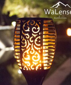 Walensee Solar Lights Outdoor Upgraded 43"(4 PACK) 96 LED Waterproof Flickering Flames Torch Lights Outdoor Solar Spotlights Landscape Decoration Lighting Dusk to Dawn Auto On/Off Security Torch Light 25 71P4UAwFauL
