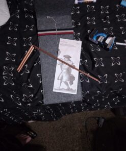 Copper Dowsing Rod - 99.9% Pure Copper - Water Divining Witching, Energy Healing, Paranormal, Ghost Hunting, Gold, Yes No Questions. Instructions and Bonus Pendulum - 5x13 Inch Divining rods 26 71P5AwGcUZL