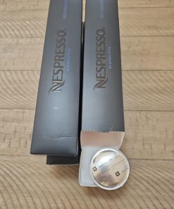 Nespresso Capsules VertuoLine, Diavolitto, Dark Roast Espresso Coffee, 10 Count (Pack of 5), Brews 1.35oz (VERTUO LINE ONLY) 10 Count (Pack of 5) 32 71P5IXz7dOL