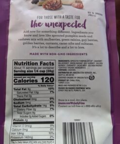Wickedly Prime Organic Sprouted Trail Mix, Fruits, Seeds & Nuts, 10.5 Ounce 10.5 Ounce (Pack of 1) 14 71P5vZ1bifL