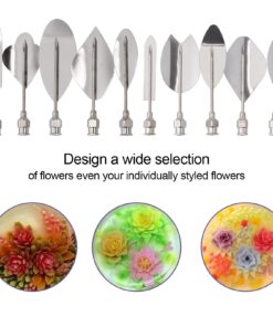 30 PCS/SET Flowers Leaves 3D Jelly Art Tools Cake Jello art Gelatin Tools pudding nozzle 13 71P5w6v8zWL