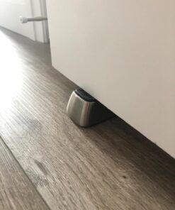 Shepherd Hardware 3314 Designer Satin Nickel Door Wedge with Non-Skid Rubber Base Grip 36 71P6zEfnZPL