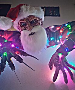 USToy Disguise Santa Claus, Wizard, Biker Fake Beard and Mustache Costume, White 7 71P7XsuIpLL