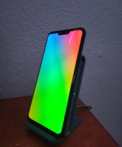 iOttie Ion Wireless Fast Charging Stand, Qi-Certified Charger 7.5W for IPhone XS Max R 8 Plus 10W for Samsung S9 Note 9, Includes USB C Cable & AC Adapter, Ash 44 71P7Y4ibshL