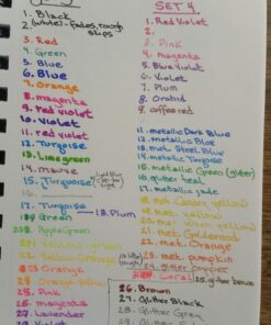 Shuttle Art 120 Unique Colors (No Duplicates) Gel Pens Gel Pen Set for Adult Coloring Books Art Markers 47 71P7ZDGq4RL