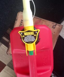 No-Spill Stens 2 1/2 Gallon Fuel Can 765-102 For No-Spill 1405, 765-102, 11.75" x 8" x 10"", Red 38 71P87CxOyTL