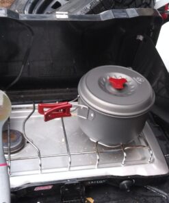 Bulin 24/13/11/8/4 PCS Camping Cookware Mess Kit Lightweight Backpacking Cooking Set Outdoor Cook Gear for Family Hiking, Picnic(Kettle, Pot, Frying Pan, Bowls, Plates, Spoon) 13 PCS 39 71P8s8jgB L