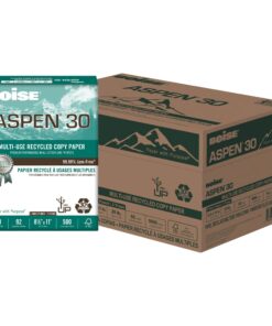 Boise® ASPEN® 30 3-Hole Punched Multi-Use Printer & Copier Paper, Letter Size (8 1/2" x 11"), 5000 Total Sheets, 92 (U.S 3 71P97Z8HVfL