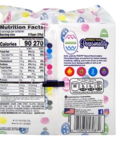 Peeps Decorated Marshmallow Eggs Easter Candy Pack of 4 6 Count (Pack of 4) 5 71P9Gz7BM0L