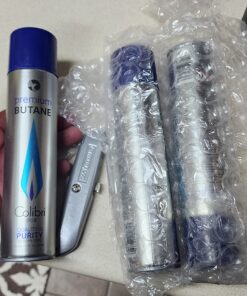 Colibri Premium Butane Fuel Refill for Lighters, Butane Torch Replacement Canisters, 99.999% Pure Butane Refill Fluid for Lighters, 90ml (3.04fl oz) Cans, Pack of 3 29 71P9PD34TdL