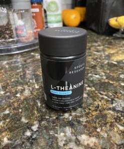 Sports Research Double Strength L-Theanine Supplement - Suntheanine Softgels for Focus, Relaxation & Alertness - Non-Drowsy Support Made with Coconut Oil, Non-GMO & Gluten Free - 200mg, 60 Count 28 71PA27PNw1L 2