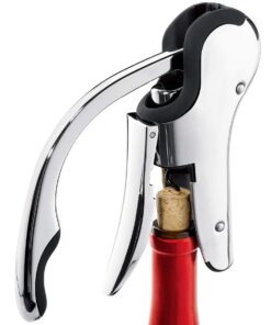 Stainless Steel Wine Opener Compact Vertical Corkscrew Wine Bottle Opener with Foil Cutter 22 71PAAUDIuAL