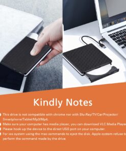 External DVD Drive, Amicool USB 3.0 Type-C CD DVD +/-RW Optical Drive USB C Burner Slim CD/DVD ROM Rewriter Writer Reader Portable for PC Laptop Desktop MacBook Mac Windows 7/8.1/10 Linux OS Apple 30 71PAF kVFTS