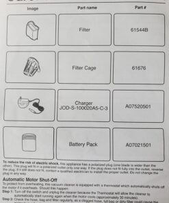 Alternative view of Genuine Eureka STK Filter 61544B - 3-Pack 3 Filters