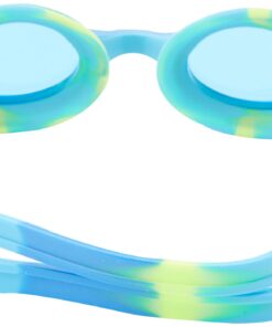 TYR Swimple Tie Dye Youth Swim Goggles Blue/Green 8 71PC8VjnDlL