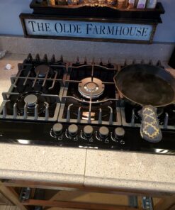 Empava 30 in. Gas Stove Cooktop 5 Italy Sabaf Sealed Burners NG/LPG Convertible in Black Tempered Glass, 30 Inch 21 71PCH3jFr1L