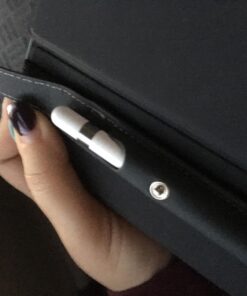 MoKo Pencil Case Fit Apple Pencil (USB-C), Apple Pencil 1st/2nd Generation, Elastic Band Detachable Stylus Pens Pocket Protective Pouch for 9.7"-12.9" Tablet, Space Gray 72 71PCHfxsZsL