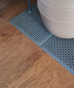 Petlinks Purr-fect Paws Multipurpose Cat Litter Mat - Gray, Extra Large X-Large 41 71PCLyRDUcL