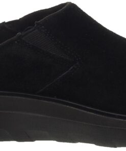 FitFlop Women's Loaff Suede Clogs 5 Black 13 71PCXHxsZML
