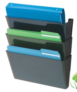 Alternative view of DEFLECT-O Conversion File Jackets And Pockets, (DEF93604), Black, Pack of 1