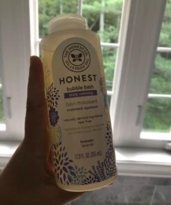 The Honest Company Foaming Bubble Bath | Gentle for Baby | Naturally Derived, Tear-free, Hypoallergenic | Lavender Calm, 12 fl oz 43 71PDVlk3T2L