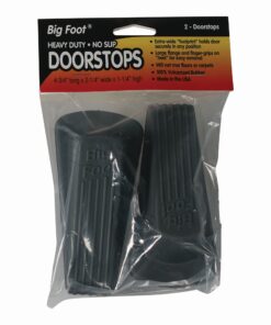 MASTER MANUFACTURING Rubber Door Stop - Big Heavy Duty Bottom Wedge Rubber Door Stopper College Dorm Room Essentials,Grey (2 Packs),1.5 x 5 x 7.5 Grey (2 Packs) 1.5 x 5 x 7.5 16 71PDlJk2SbL