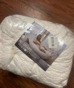 Pharmedoc Pregnancy Pillows, U-Shape Full Body Pillow – Air White Cover – Pregnancy Pillows for Sleeping – Body Pillows for Adults, Maternity Pillow and Pregnancy Must Haves 23 71PE8LeKRmL