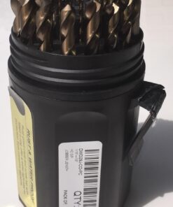 Drill America - DWD29J-CO-PC 29 Piece M35 Cobalt Drill Bit Set in Round Case (1/16" - 1/2" X 64ths), DWDCO Series 54 71PEX9upOvL