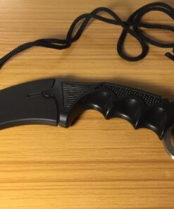 Vulcan Gear Tactical Hawkbill Karambit Knife with Sheath and Cord Silver blade 1. Silver 40 71PEZEPrrNL