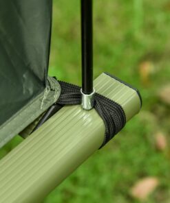 Outsunny Camping Tent Cot, Single Person Folding Cot Combo, Off-Ground Tent, Covered Outdoor Bed with Carry Bag for Hiking, Camping 26 71PF0QB9L7L