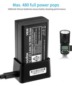 Godox V1-N Camera Flash Speedlite for Nikon Z8 Z9 Z7 Z6 Z5 D850 D810 D750 D610 D7500 D7100 D5300 D3300 D90 D5 D4 13 71PF2hFWEiL