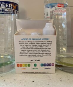 Invigorated Water pH Tester - Measures pH Levels of Water and Saliva - More Accurate Than pH Test Strips - pH Water Tester - pH Level Tester for Water - pH Tester Water Drops - pH Test Kit (3-Pack) 30 71PFfkOohKL