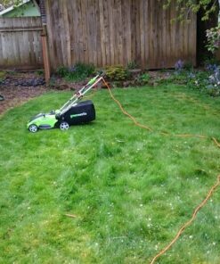 Greenworks 10 Amp 16-inch Corded Mower, 25142 16" Corded Mower 75 71PG14JWIxL