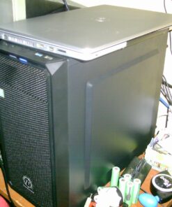 Thermaltake Versa H15 SPCC Micro ATX Mini Tower Computer Chassis CA-1D4-00S1NN-00, Black Computer Case 91 71PGDAE3SpL